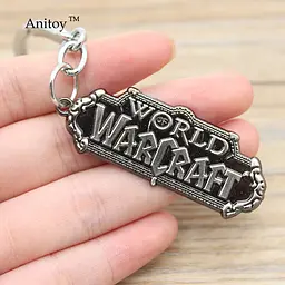 Брелок World of Warcraft Logo Варкрафт срібло.264 - мініатюра 2