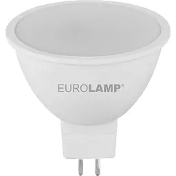 Світлодіодна лампа Eurolamp LED Ecological Series, MR16, 5W, GU5.3, 3000K, 12V (50) (LED-SMD-05533(12)(P)) - мініатюра 2