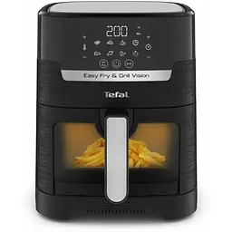 Мультипіч Tefal Easy Fry & Grill Vision Window 1550Вт 4.2л 10 програм з віконцем пластик чорний