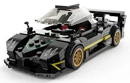 Конструктор дитячий автомобіль Pagani Zonda R чорний RASTAR - мініатюра 8
