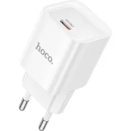 Мережевий зарядний пристрій Hoco C146A Charm PD20W White (6942007630245) [173053]