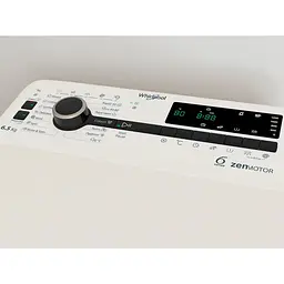 Whirlpool Пральна машина Whirlpool вертикальна, 6,5 кг, 1200, С, 60см, дисплей, інвертор, білий - мініатюра 7