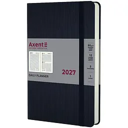 Щоденник Axent 2027 Partner Lines 145x210 мм чорний (8815-27-01-A)