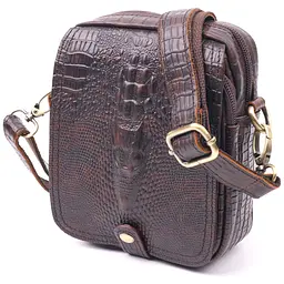 Чоловіча шкіряна сумка Vintage 13,5х18х6 см sum0022410