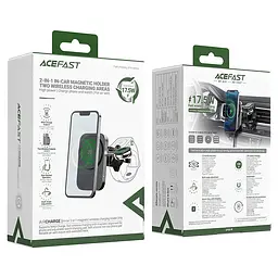 Автотримач з БЗП Acefast D18 2in1 in-car Black - мініатюра 6