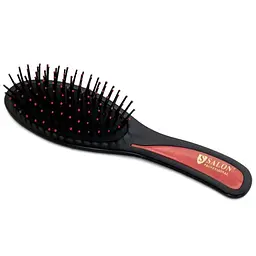 Щітка для волосся щітка масажна для голови Salon Professional 8581 Червона