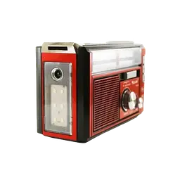 Радіоприймач на акумуляторі Golon RX-382 FM/AM/SW з ліхтарем LED Червоний (1756375729) - мініатюра 4
