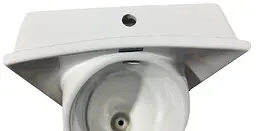 Пісуар підвісний Mixxus Premium Bevel-1005 380x420x750 мм з краном для пісуара MP6664, Білий - мініатюра 8