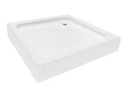 Набір Lidz Душова кабіна Wawel SC80x80.SAT.LOW.FR, квадратна, скло Frost 4 мм + Душовий піддон Kapielka ST80x80x14 - мініатюра 9