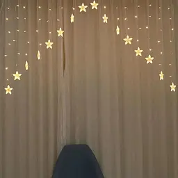 Гірлянда штора Sun Lamp Зірочки 136 led 3 м