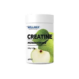 Креатин Creatine Monohydrate, 500 грам Яблуко Willmax fit0016302