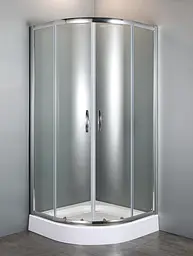 Душова кабіна Volle Fiesta 90x90 10-22-157glass, Хром - мініатюра 2