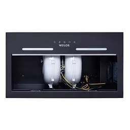 Витяжка повновбудована WEILOR PBS 52650 GLASS BL 1250 LED Strip - мініатюра 5