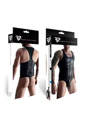 Чоловіча футболка без рукавів Regnes Fetish Planet wetlook XXL (чорний) - мініатюра 11