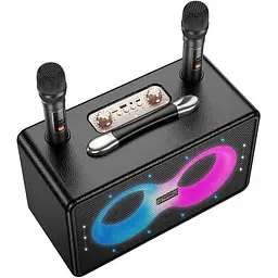 Караоке — акустика Hoco ha8 Ave wireless dual-mic outdoor бездротова з 2 мікрофонами