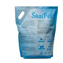Наповнювач Sani Pet Природа для котячих туалетів силікагелевий 7.6 л - мініатюра 2