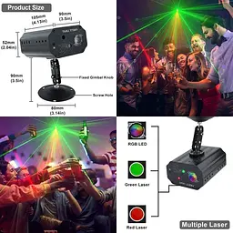 Лазерна установка RD-8007L RGB з дистанційним керуванням XPRO 30 мВт (MER-14572_737) - мініатюра 4