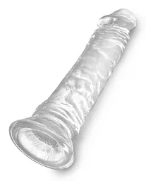 Фалоімітатор Pipedream King Cock 8 Inch, 21,6 см (прозорий) - мініатюра 4