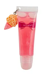 Блиск для губ Lukky Dessert gloss кораловий з ароматом цукерок (T26210) - мініатюра 2