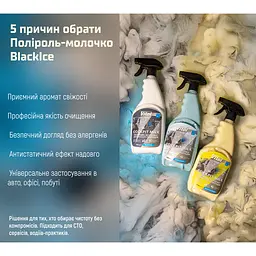 Поліроль-молочко для панелі приладів Vitol Black Ice 750 мл (VCM-750) - мініатюра 2