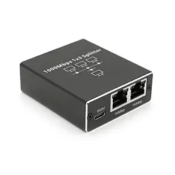 Активний RJ45 сплітер 1=>3 порту, підтримує 1000Mbps, with Type-C power supply