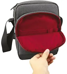 Сумка Yenkee Portable TARMAC Messenger Bag YBT 1070GY Grey (7137047) - мініатюра 3