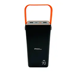 Універсальна зарядна батарея ACL PW-52 70000mAh зі швидкою зарядкою 22.5W + прожектор + ручка для перенесення - мініатюра 4
