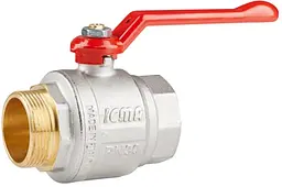 Кран кульовий Icma 1" 1/2 прямий №352 (87352AH11) - мініатюра 1