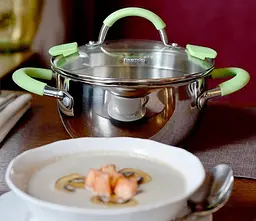 Каструля Charlotte з кришкою-друшляком Fissman Ø20хØ15х10 см kuh0007843 - мініатюра 6