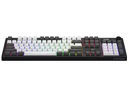 Клавіатура ігрова механічна HATOR HTK-4100-UA Wireless Skyfall 100 PRO Black-White Aurum Vanila Silent switches - мініатюра 2