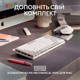 Бездротова миша Logitech MX Master 3S for Mac Performance Wireless Pale Grey (910-006572) - мініатюра 9