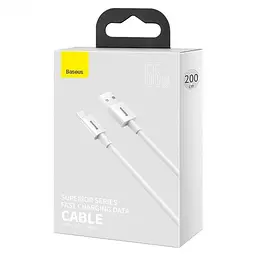 Кабель Baseus Superior Series Fast Charging Data Cable USB to Type-C 66W 2m White - мініатюра 2