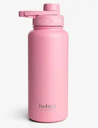 Пляшка для води Smartshake Bohtal Insulated Sports Bottle 960 ml/32 oz Pink металева з подвійною вакуумною ізоляцією (11280101) - мініатюра 1