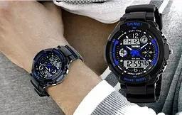 Чоловічий спортивний годинник Skmei S-Shock 0931 Синій - мініатюра 5