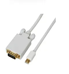 Кабель Mini DisplayPort M-VGA M 1.8м білий
