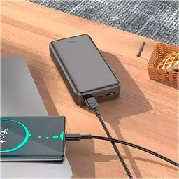 Зовнішній акумулятор Hoco J100A High-ranking 20000mAh 10.5W Black [101154] - мініатюра 5