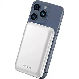Портативний акумулятор Proove Vibe Energy Plus Magnetic 22.5W 10000mAh silver white (PBVE15012206) - мініатюра 2