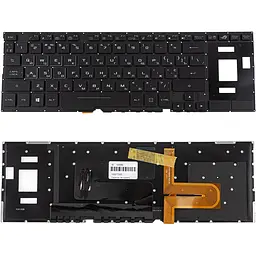 Клавіатура для ноутбука ASUS (GX501 series) ukr чорний без фрейма підсвічування клавіш (RGB)