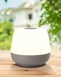 Світильник вуличний портативний Goldlux 329394 Samba LED 1x1,8W 2700K 160Lm IP44 сірий - мініатюра 2
