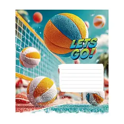 Зошит Школярик Let's Go! 12 аркушів клітинка (012-3678K), в асортименті - мініатюра 4