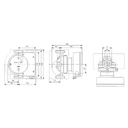 Циркуляційний насос Grundfos Magna1 32-100 180 (99221236) - мініатюра 2