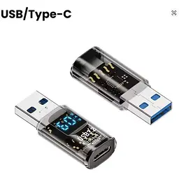 Перехідник USB 3.2 AM to USB-C F 10Gbps QC 36W PD60W with display XoKo (AC-230TCU)