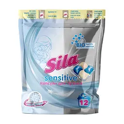 Капсули для прання Sila Sensitive 12 шт. (4823107606083)