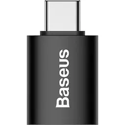 Адаптер Baseus Ingenuity Series Mini OTG Adaptor Type-C to USB-A 3.1 black (ZJJQ000001) - мініатюра 2