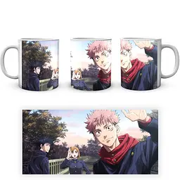 Кухоль GeekLand Jujutsu Kaisen Магічна Битва Нобара Мегумі Ітадорі JK.02.35 330 мл білий - мініатюра 3