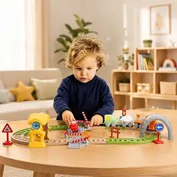Ігровий набір Chicco Eco+ Baby Railway Deluxe (12343.00) - мініатюра 5