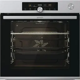 Духова шафа Gorenje електрична 77 л, A+, пара, дисплей, готування на різних рівнях, нержавіюча сталь