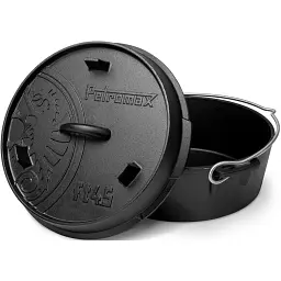Казан Petromax Dutch Oven чавунний пласке дно 3,5 л - мініатюра 2