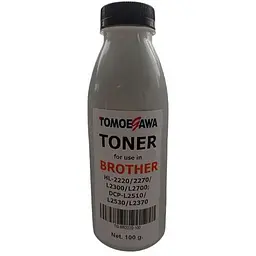 Тонер BROTHER HL-2220/2270/L2300/L2700; DCP-L2510/L2530DW/L2370DN 100г Tomoegawa (TG-BR2220-100)
