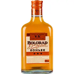 Бренді України Bolgrad VS 3 зірки 40% 0.25 л - мініатюра 2
